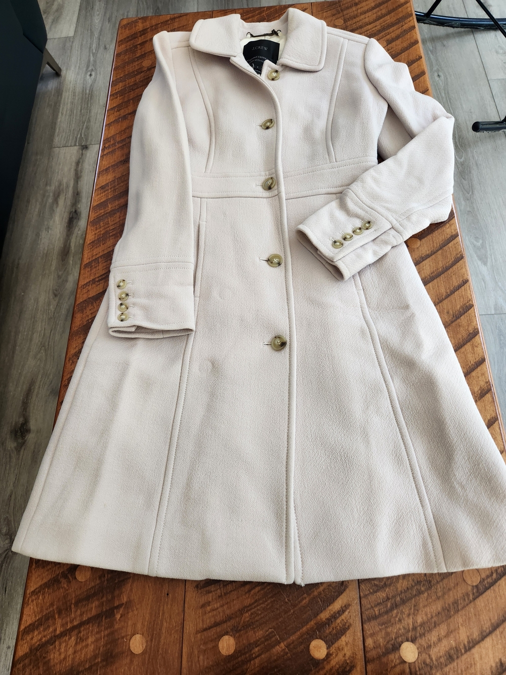 J.Crew  Double Cloth Women's Coat by Manifattura di Carmignano